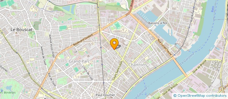 localisation de l'entreprise SYNDIC PROFES GEOMATIQUE CLUB UTILIS GEOMAT à BORDEAUX