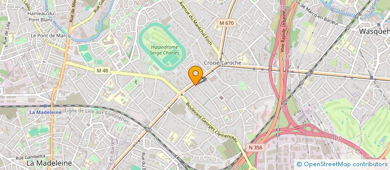 localisation de l'entreprise SYNDIC PROPRIET RES POINCARE à MARCQ-EN-BARŒUL
