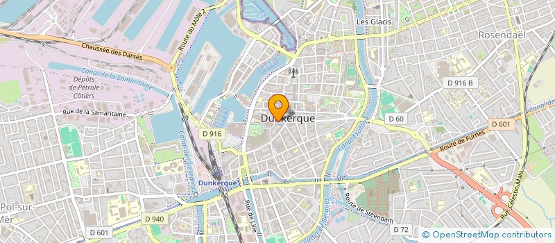 localisation de l'entreprise SYNDIC RES 10/12 RUE MARINE à DUNKERQUE