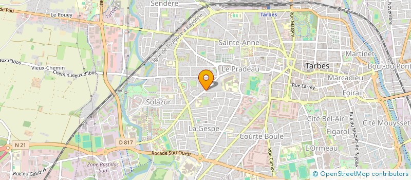 localisation de l'entreprise SYNDIC RES BALCONS DE SAINT PAUL  TARBES