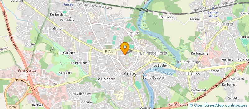 localisation de l'entreprise SYNDIC RES DU DREZEN à AURAY
