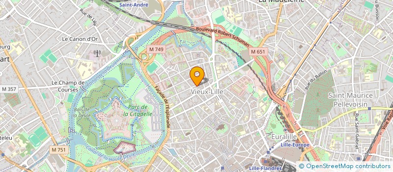 localisation de l'entreprise SYNDIC RES HOTEL VOLTAIRE MIRABEAURE à LILLE