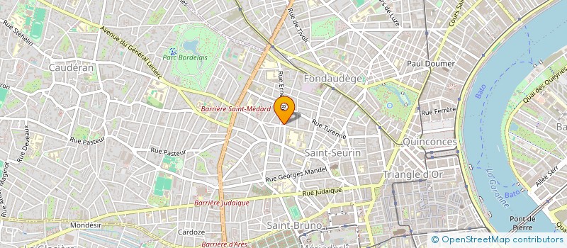 localisation de l'entreprise SYNDIC RES LAS PALMAS  BORDEAUX