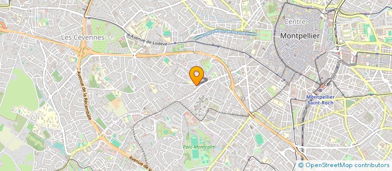 localisation de l'entreprise SYNDIC RES ORION  MONTPELLIER