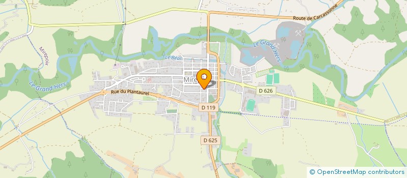 localisation de l'entreprise SYNDIC RES PARAULETTES à MIREPOIX