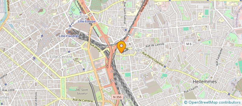 localisation de l'entreprise SYNDIC RES PIERRE LEGRAND BAT A à LILLE