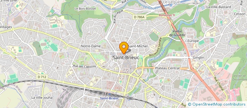 localisation de l'entreprise SYNDIC RESI. LES TERRASSES DU CENTRE à SAINT-BRIEUC