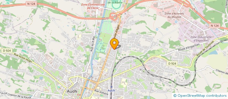 localisation de l'entreprise SYNDIC RESIDENCE AUSCITAINE  AUCH