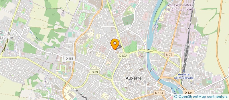 localisation de l'entreprise SYNDIC RESIDENCE CHAMPLEROY  AUXERRE