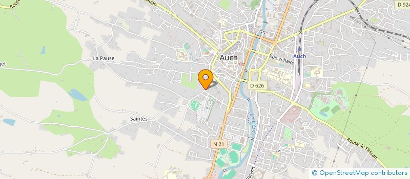 localisation de l'entreprise SYNDIC RESIDENCE D ETIGNY  AUCH