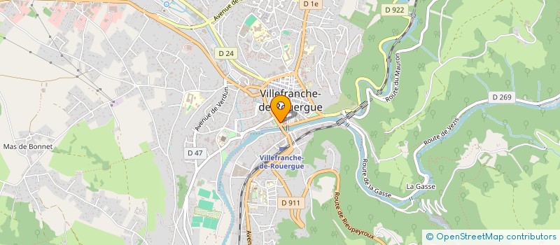 localisation de l'entreprise SYNDIC RESIDENCE LA DOUVE  VILLEFRANCHE-DE-ROUERGUE