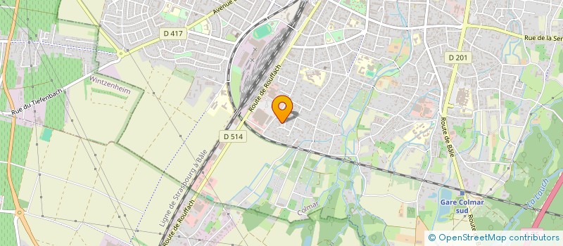 localisation de l'entreprise SYNDIC RESIDENCE LE FLAUBERT  COLMAR