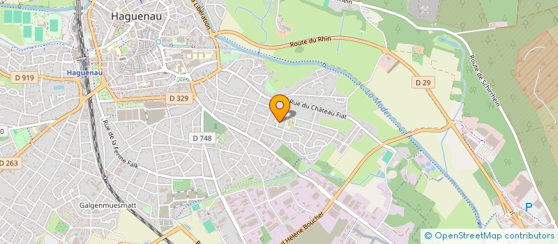 localisation de l'entreprise SYNDIC RESIDENCE LES CERISIERS  HAGUENAU