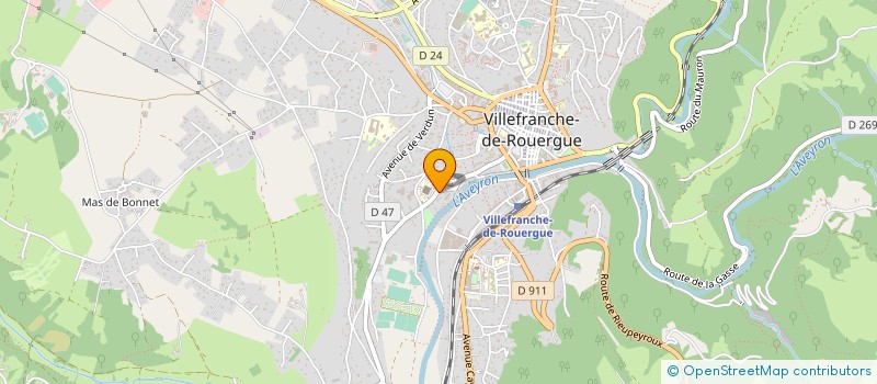 localisation de l'entreprise SYNDIC RESIDENCE LES POTIERS  VILLEFRANCHE-DE-ROUERGUE