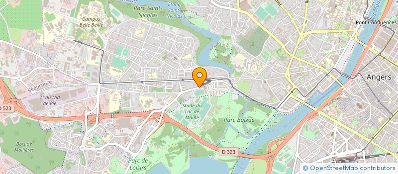 localisation de l'entreprise SYNDIC RESIDENCE MONTESQUIEU à ANGERS