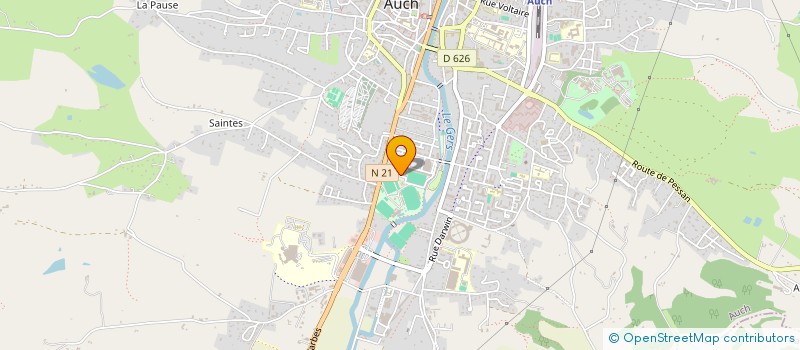 localisation de l'entreprise SYNDIC RESIDENCE RACINE  AUCH