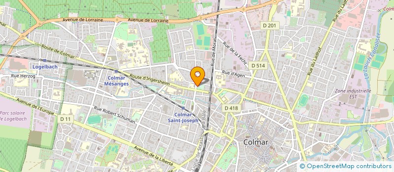 localisation de l'entreprise SYNDIC RESIDENCE SAINT JOSEPH  COLMAR