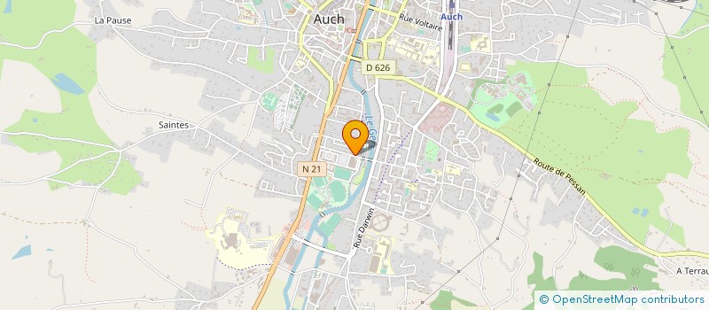 localisation de l'entreprise SYNDIC RESIDENCE SOLEIL  AUCH