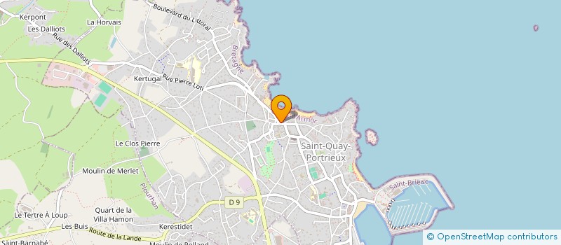 localisation de l'entreprise SYNDIC RESIDENCE ST QUAY PLAGE  SAINT-QUAY-PORTRIEUX