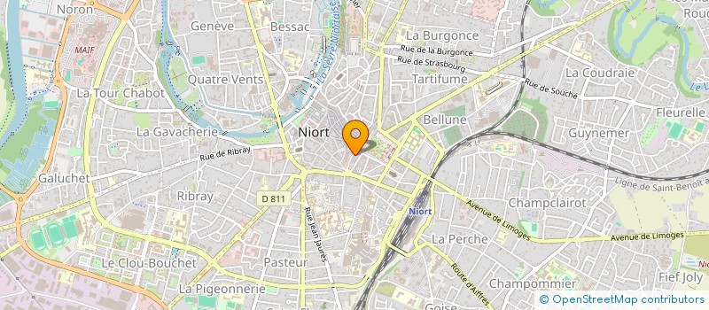 localisation de l'entreprise SYNDIC RESIDENCE TOUR CHABOT  NIORT