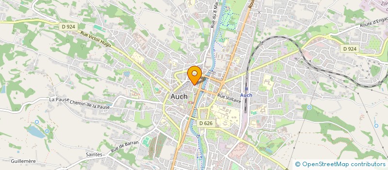 localisation de l'entreprise SYNDIC RUE DAUMESNIL  AUCH