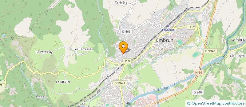 localisation de l'entreprise SYNDIC SAINT GEORGES  EMBRUN