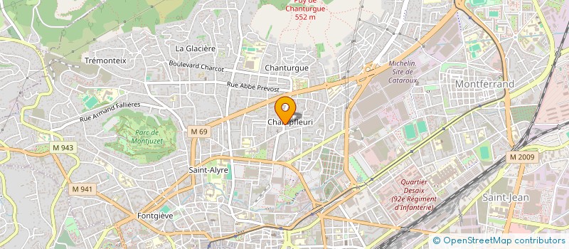 localisation de l'entreprise SYNDIC SCI NANHATTAN  CLERMONT-FERRAND