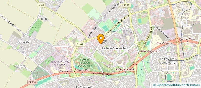 localisation de l'entreprise SYNDIC TASSIGNY SCOLARIS  CAEN