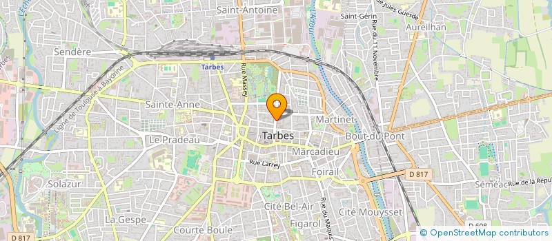 localisation de l'entreprise SYNDIC VALAX  TARBES