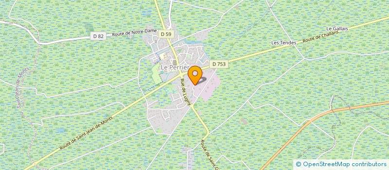 localisation de l'entreprise SYNDIC VENDEE IMMOBILIER  LE PERRIER