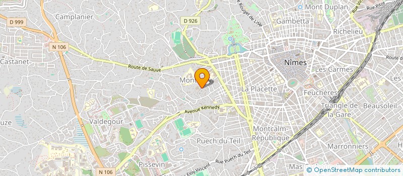 localisation de l'entreprise SYNDICA COPROP LES GENEVRIERS  NIMES