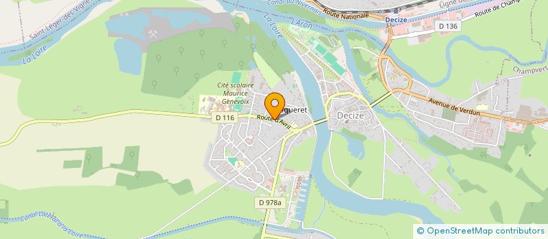 localisation de l'entreprise SYNDICA COPROP RESIDENCE D AVRIL  DECIZE