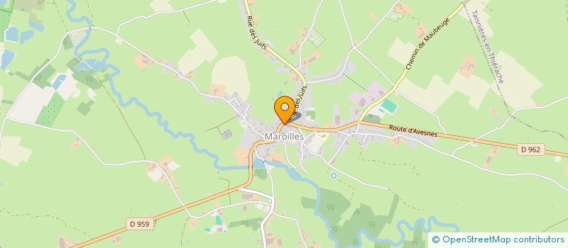 localisation de l'entreprise SYNDICALE AUTORISEE DE LANDRECIES  MAROILLES