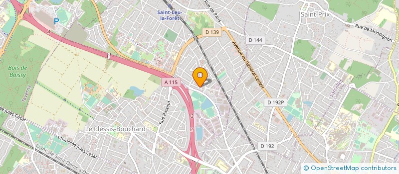 localisation de l'entreprise SYNDICALE DE COPROPRIETE LES LUTINS C3  SAINT-LEU-LA-FORET