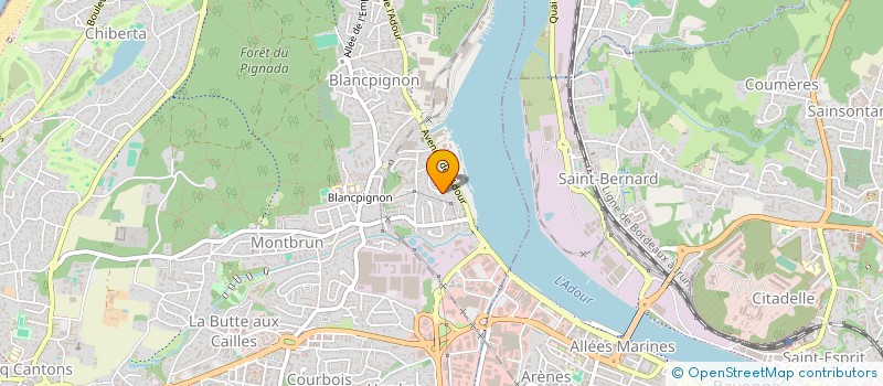 localisation de l'entreprise SYNDICALE DES PROPRIETAIRES DES LOTS DU LOTISSEMENT LA GRANDE DUNE  ANGLET