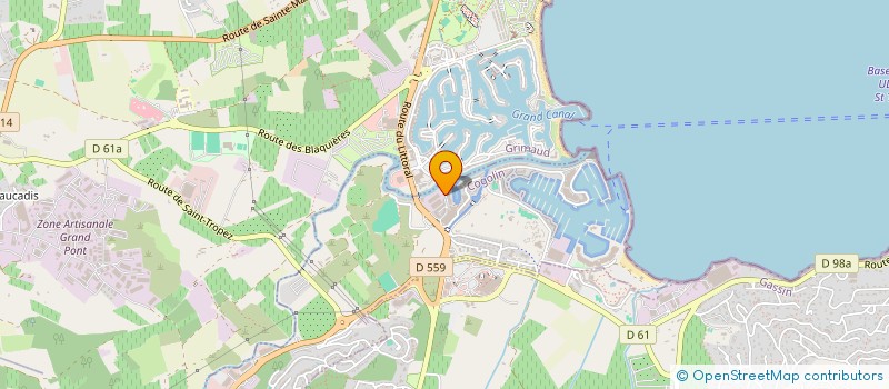 localisation de l'entreprise SYNDICALE DES PROPRIETAIRES PORT COGOLIN  COGOLIN