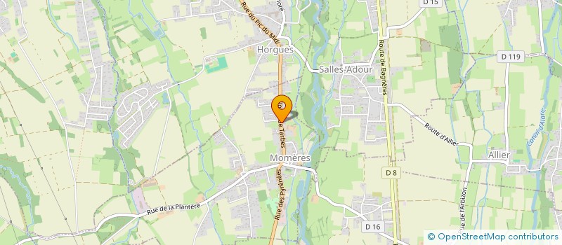 localisation de l'entreprise SYNDICALE DU CANAL DU MOULIN  MOMERES