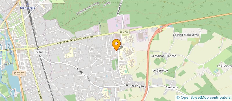 localisation de l'entreprise SYNDICALE DU LOTISSEMENT DU CENTRE HOSPITALIER à AMILLY