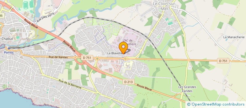 localisation de l'entreprise SYNDICALE DU LOTISSEMENT L EGLANTIER  PORNIC