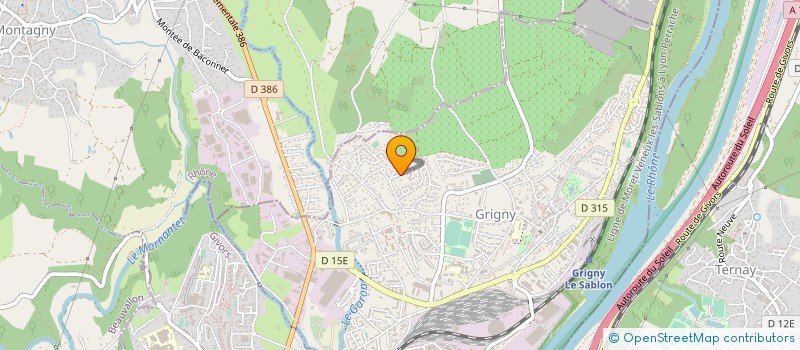 localisation de l'entreprise SYNDICALE DU LOTISSEMENT LE PANORAMIQUE à GRIGNY