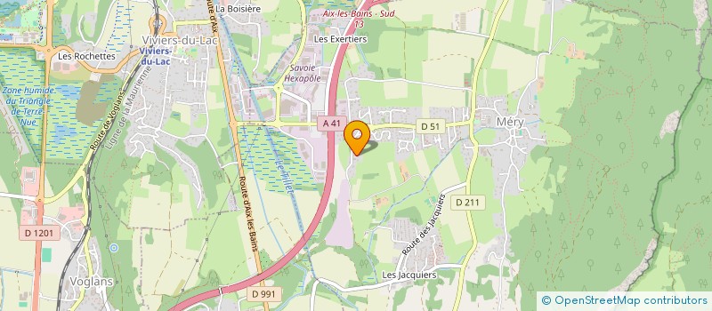 localisation de l'entreprise SYNDICALE LA CROIX DE LACHAT à MERY
