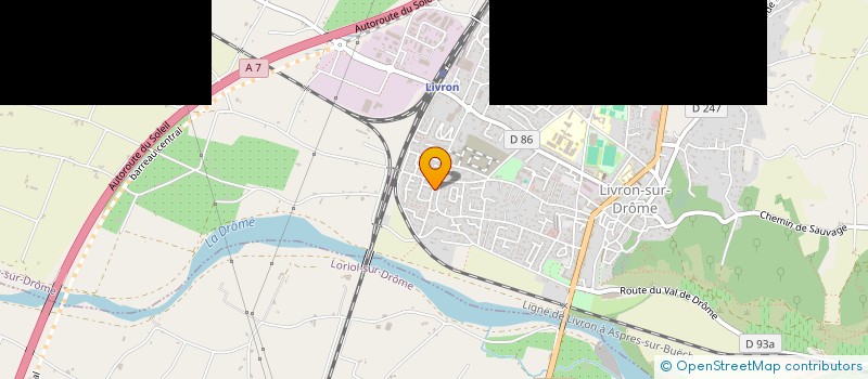 localisation de l'entreprise SYNDICALE LES CHRYSALIDES  LIVRON-SUR-DROME