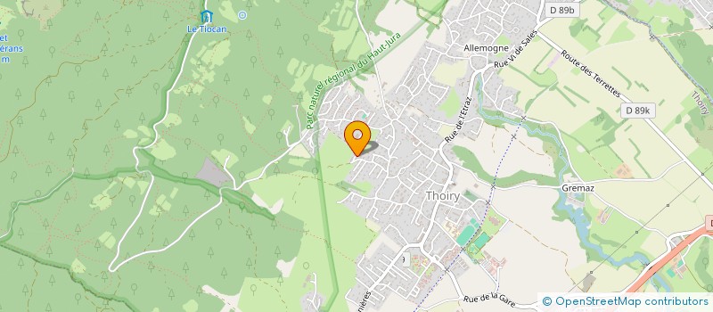 localisation de l'entreprise SYNDICALE LIBRE DU CENTRE COMMERCIAL DE THOIRY  THOIRY