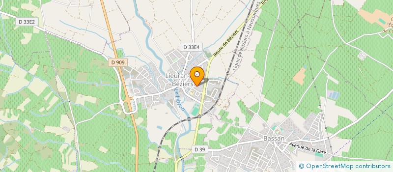 localisation de l'entreprise SYNDICALE LIBRE LE COLS DE NAIS  LIEURAN-LES-BEZIERS