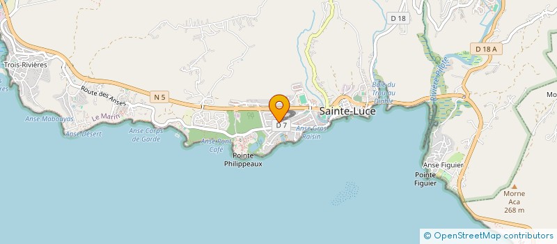 localisation de l'entreprise SYNDICALE LIBRE LES RESIDENCES DU MOUBIN  SAINTE-LUCE