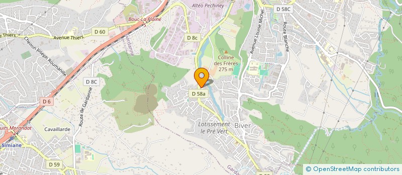localisation de l'entreprise SYNDICALE LIBRE LOTISSEMENT CAMPAGNE CAUVET à GARDANNE