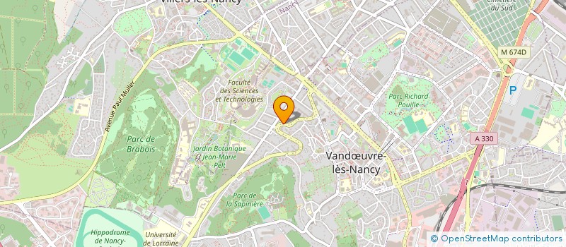 localisation de l'entreprise SYNDICALE MONTET EUROPE  VANDUVRE-LES-NANCY