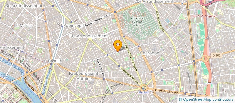 localisation de l'entreprise SYNDICAT  PARIS