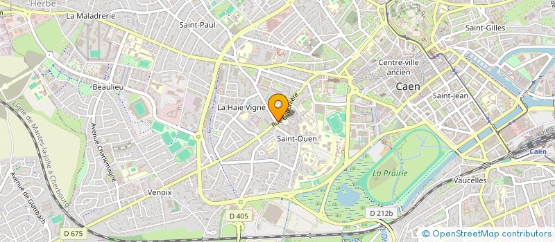 localisation de l'entreprise SYNDICAT 144 RUE CAPONIERE à CAEN