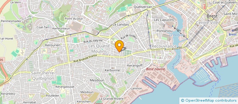 localisation de l'entreprise SYNDICAT 4 RUE COSMAO DUMANOIR BREST à BREST